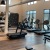 a gym with exercise equipment